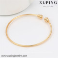 51495 Xuping gold bangle designs wholesale women brass bangles